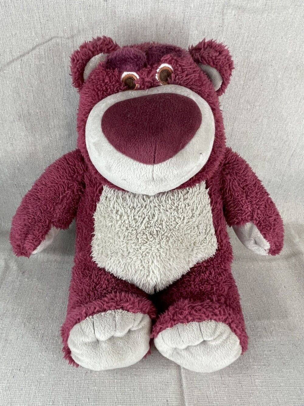 Disney Pixar 15” Toy Story 3 Lotso Huggin Bear Scented Strawberry Stuffed Plush